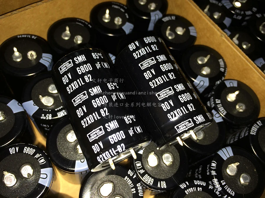

5pcs 6800uF 80V NIPPON NCC SMH Series 30x50mm Original 80V6800uF PSU/AUDIO Capacitor