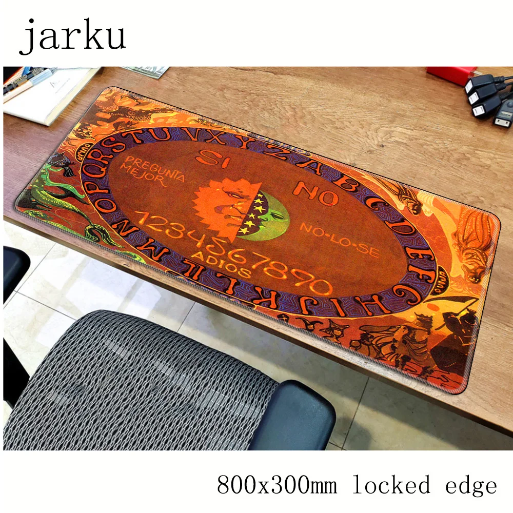 Ouija доска коврик для мыши аксессуары для геймеров 800x300 мм notbook коврик для мыши большой игровой коврик для мыши HD Печать Коврик для мыши стол для компьютера padmouse