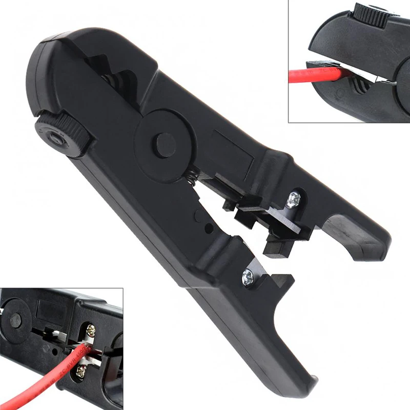 

Universal Multi-Conductor Stripper Cutter UTP/STP Cable Stripper Tool Punch Down Network LAN UTP Cable Wire Stripper