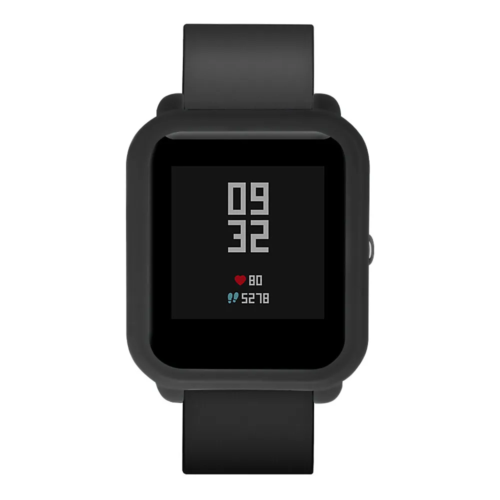 Мягкий защитный силиконовый чехол из ТПУ для Huami/Amazfit/Bip/Youth Watch носимые Устройства фитнес-браслет relogio