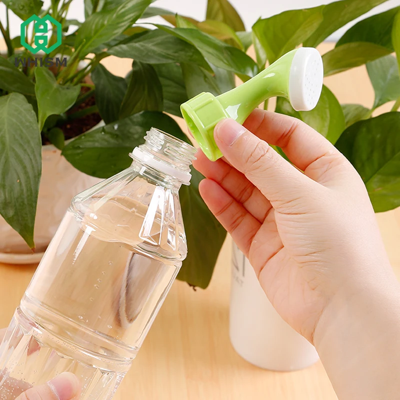 WHISM пластиковый распылитель воды, спринклерная головка для бутылок, поливочных банок, офисный Мини Цветочный распылитель, Садовые принадлежности, спринклерная насадка
