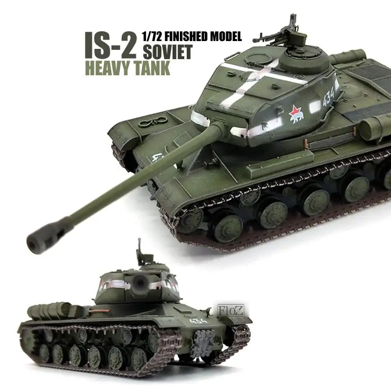 

WWII SOVIET IS-2 Heavy Tank 1/72 NON DIECAST MODEL Tank 3R