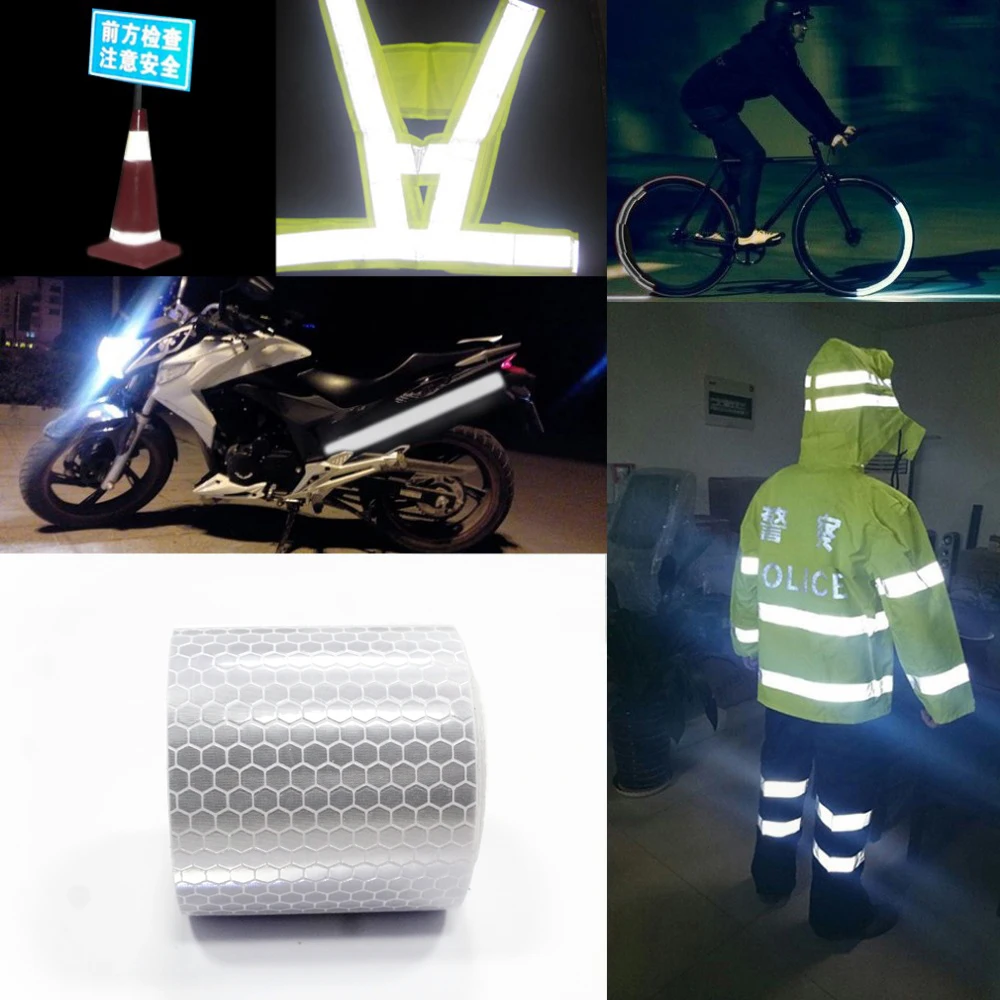 5cmx3m-Safety-Mark-Reflective-Tape-Stickers-For-Bicycles-Frames-Motorcycle-Self-Adhesive-Film-Warning-Tape-Reflective(1)