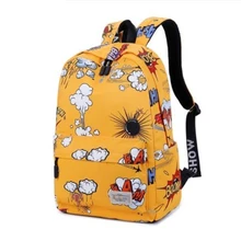 New Printing Backpack School Bags for Teenagers Canvans Men Backpacks Girls Travel Bag Female Mochila myosazee brand new design one piece backpacks luminous 4 colors school bags canvas printing for teenagers backpack male bag