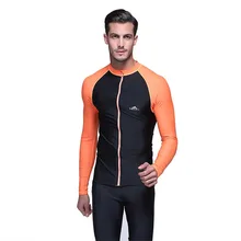 SBART Мужская одежда для серфинга с застежкой-молнией из двух частей, защита от сыпи, плавание, серфинг, дайвинг жилет для Акваланга, водолазные костюмы