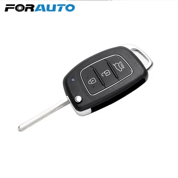 

3 Buttons Key Case Fob ShellCover Case Remote Car Key Replacement For Mistra Hyundai Solaris ix35 ix45 Verna Santa