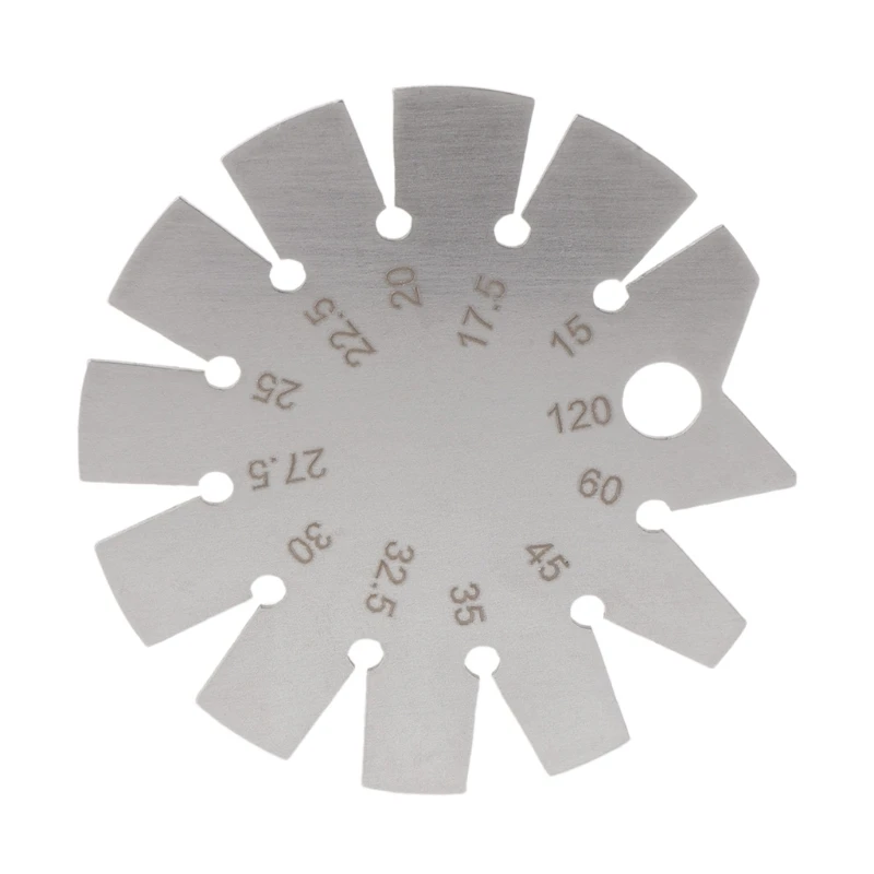 Stainless Steel Bevel Gauge Angle Protractor Range 15C 120C Gage Tools Diameter 70mm Angle Gauge