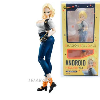 

20cm Anime Dragon Ball Gals Android NO.18 Ver.II 2 Dragon Ball Z PVC Action Figure Collectible Model toy Kids Collection Toys