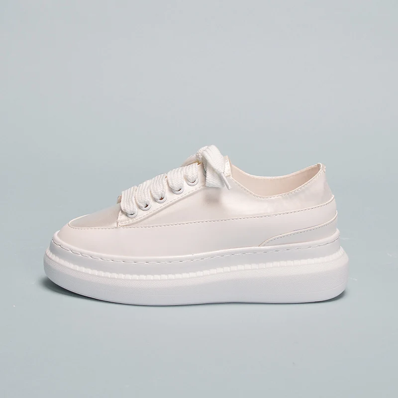 

Women's Shoes 2019 spring new Spanish minority Joker student thick bottom heighten sneakers board shoes off white Yasilaiya