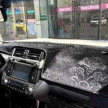 Для Toyota Prado 4000 J150 2010 2011 2012 2013 фланель приборной панели крышки тире Pad коврик в машину