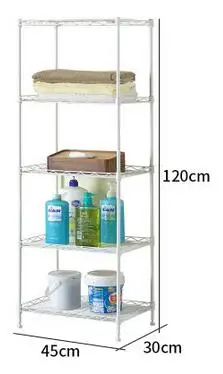 Shelf in the kitchen shelf. Vegetables. The balcony metal is received.