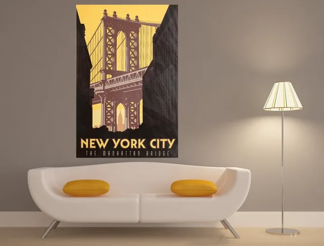 New York City Vintage Silk Fabric Canvas Posters And Prints 12x16 ... New York City Vintage Silk Fabric Canvas Posters And Prints 12x16 ...