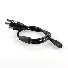 5,5x2,1 мм 1 Женский до 4 мужской AC DC кабель питания сплиттер для CCTV светодиодные ленты
