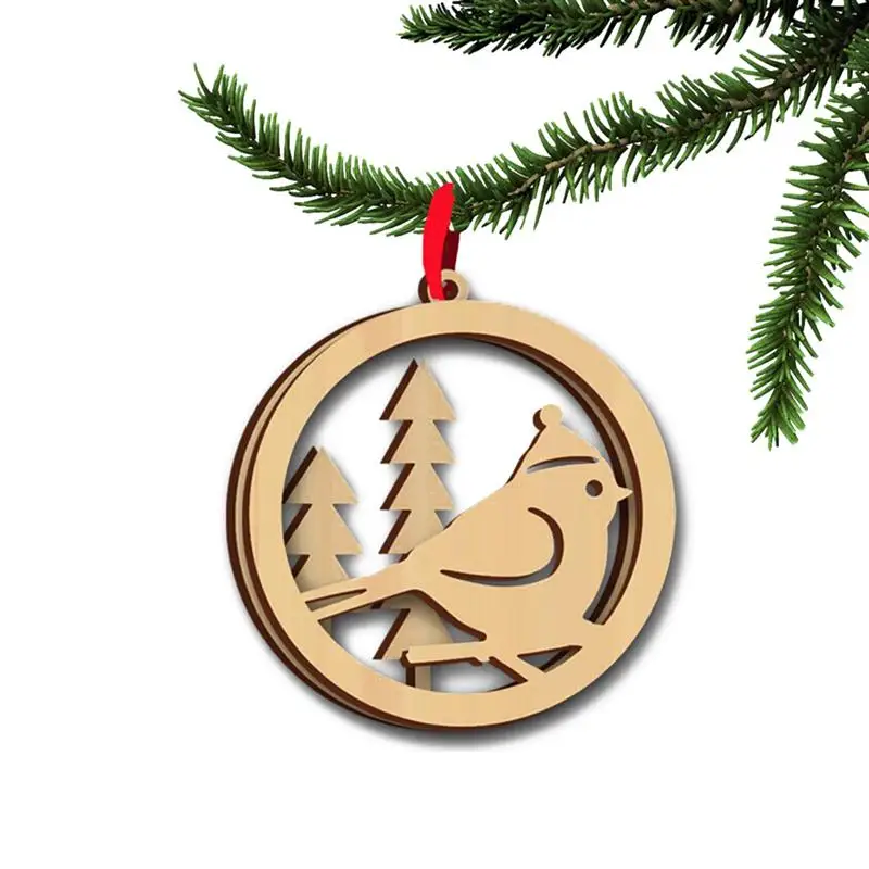 3 шт. деревянные украшения для ёлки|laser cut|laser cut christmaslaser bird |