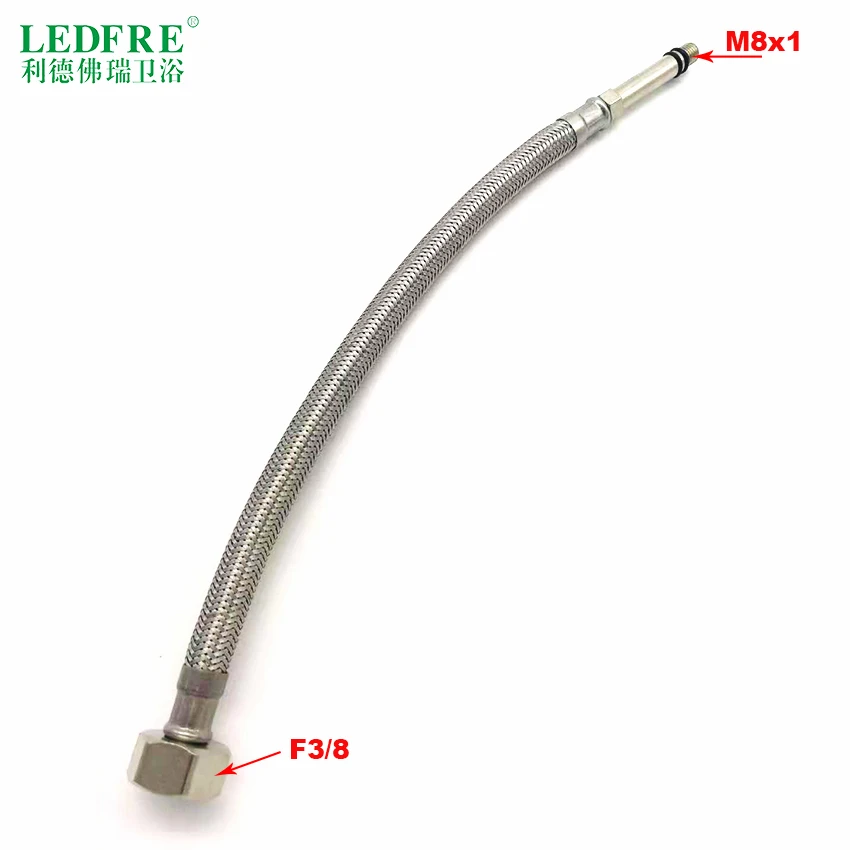LF15318 F3/8*M8x1 kitchen faucet stainless steel braided flexible tap