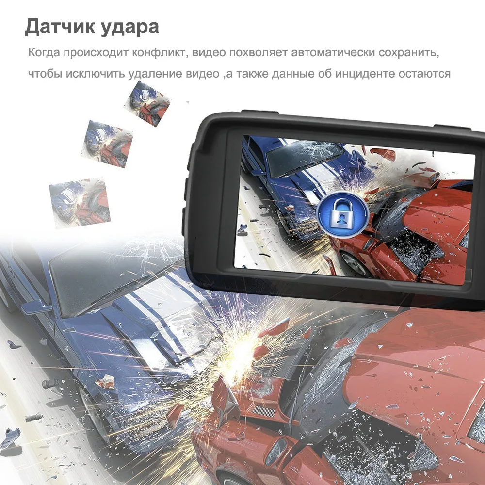 3 In 1 Anti Laser Car Radar Detector Dash Cam Car DVR Camera Recorder 170 Degree Dashcam HD 1296 P Ambarella A7 Russian Voice 