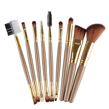 

New Arrival 9pcs/Set Pro Makeup Brush Kit Foundation Powder Eyebrow Eye Shadow Brushes Tool D2