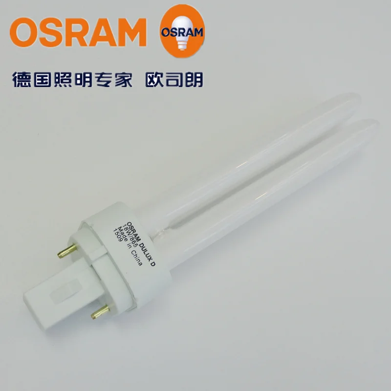 OSRAM DULUX D 18 Вт компактная флуоресцентная лампа трубки, LUMILUX G24d-2 2 контакты, D/D 18 Вт/827 18 Вт/840 18 Вт/865, Затемнения plug in лампочка