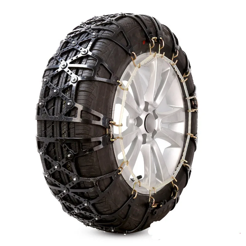 Car tire rubber anti skid chains 19570R15 21555R16 21550R17 20555R16in