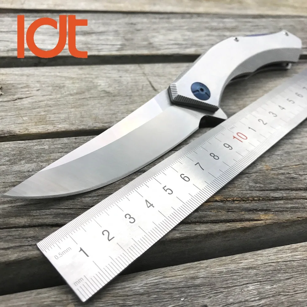 Baratos LDT Luna Azul plegable Cuchillos D2 hoja de acero táctico supervivencia al aire libre Cuchillos de camping bolsillo Cuchillos EDC multi herramienta OEM