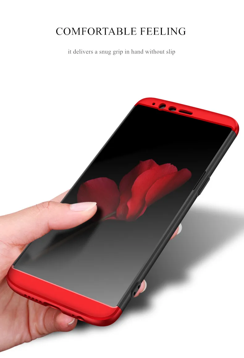 GKK Case for Oneplus 5T 5 Oneplus 6 6t Case Shockproof 360 Protection Armor Hard 3 in 1 Matte Cover for Oneplus 5 Fundas Coque -