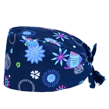 

Unisex Opticians Surgical Chemo Caps Medical Nurse Scrub Cap Surgery 100% Cotton Comfortable Hospital Chef Waitress Working Hats