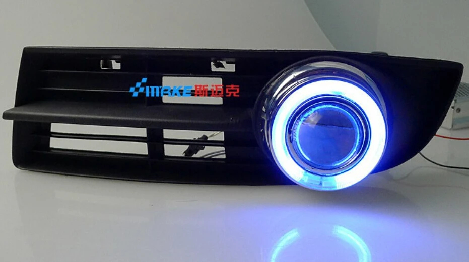 

for VW TOURAN 2003-2007 Angel Eye led drl daytime running light Projector lens Fog Lamp top quality fast free shipping