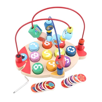 

Wooden Baby Toddler Early Educational Toys Circle Intelligence Abacus For Kids Children Learning & Education Puzzle Toy