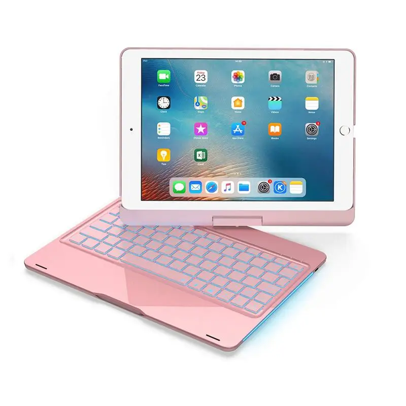 Для Ipad 10 5 дюймов с поворотом на 360 градусов подсветка Bluetooth клавиатура|Клавиатуры|