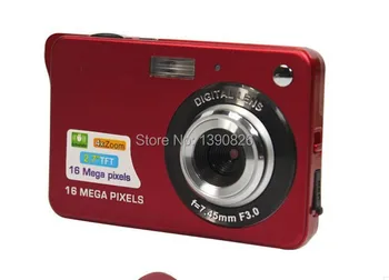 18Mp Max 3Mp CMOS Sensor Digital Cameras 8x Digital Zoom and Rechareable Lithium Battery, Free Shipping