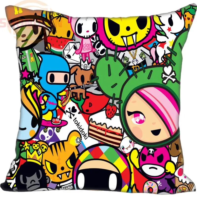 

Hot Sale New Custom Tokidoki Square Pillowcases zipper Custom Pillow Case 20x20cm 35x35cm 40x40cm Best gift