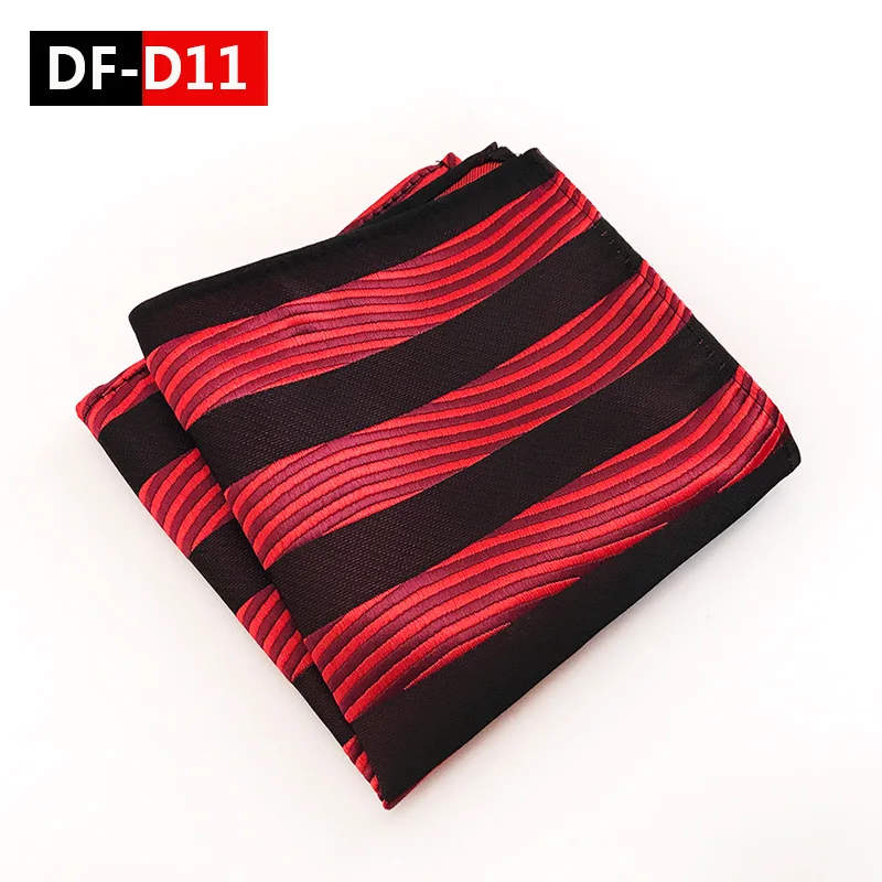 DF-D11 Уникальный дизайн, качественные модели, 25x25 см, полиэстер, карманное полотенце для мужчин, деловая мода, Эксклюзивное платье, карманное полотенце - Цвет: DF-D11