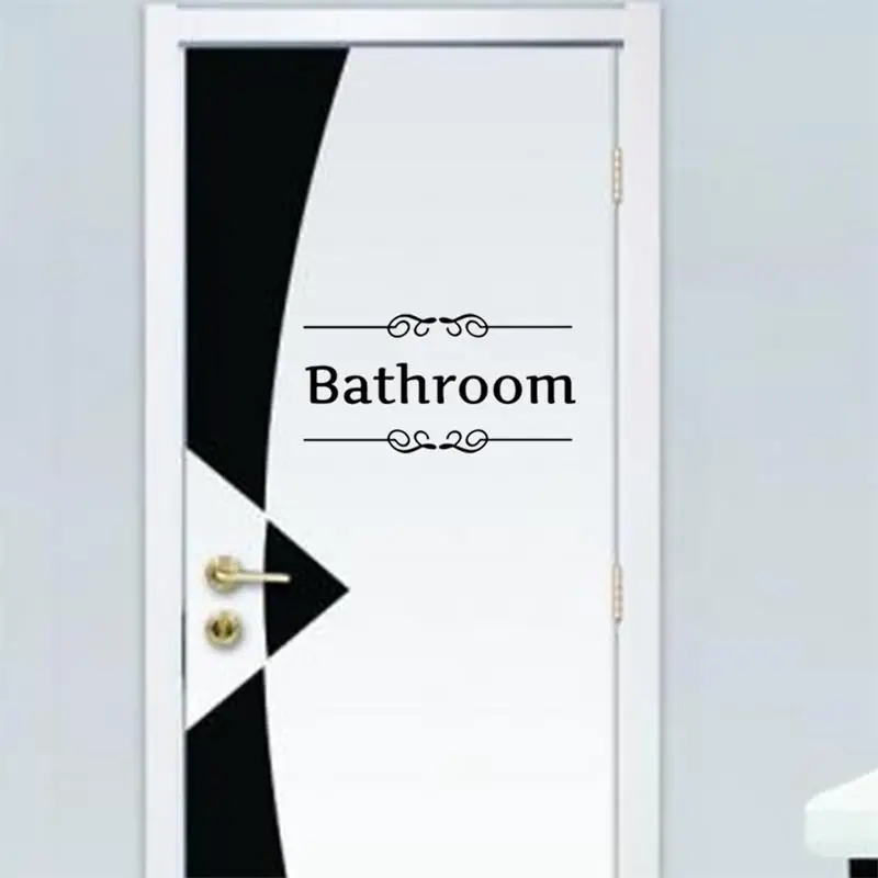 Free shipping Vintage Wall Sticker Bathroom Decor Toilet Door Vinyl Decal Transfer Vintage Decoration Quote Wall Art Free shipping Vintage Wall Sticker Bathroom Decor Toilet Door Vinyl Decal Transfer Vintage Decoration Quote Wall Art