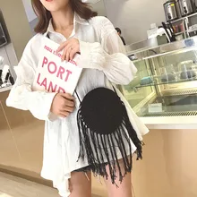 Модные сумки для женщин кисточкой сумка с узорами Дамы Сумка Соломенная Повседневная сумка bolsa feminina дропшиппинг# YY20