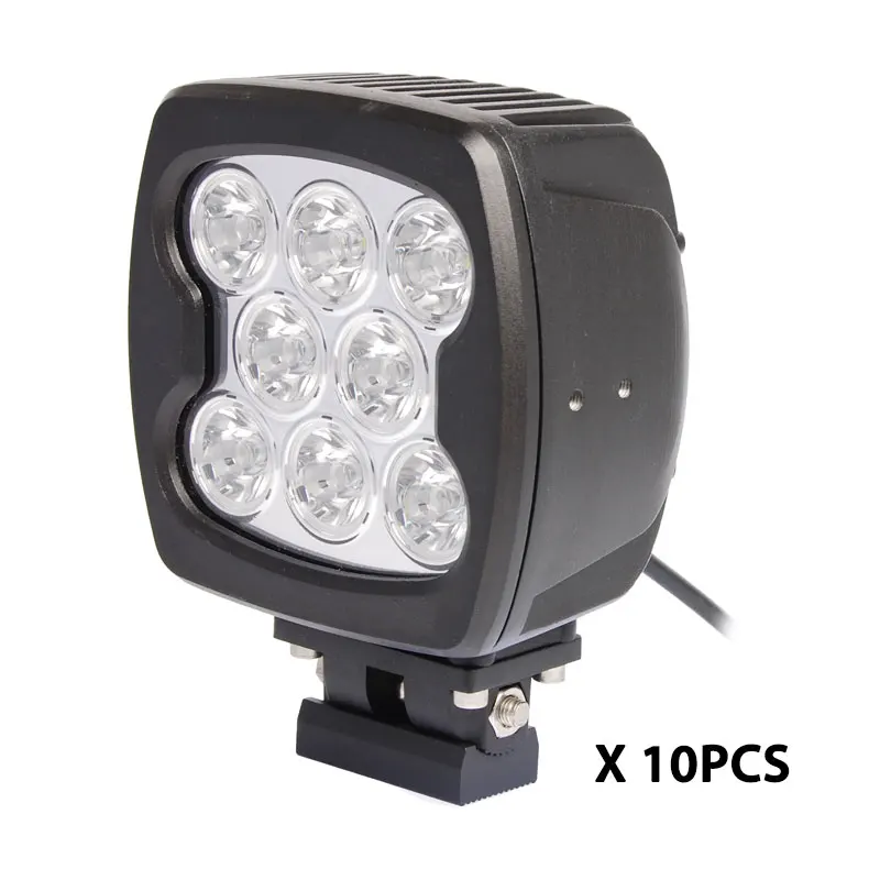 

free shipping 80W led work light 4x4 off road ATV UTV SUV automotive car 24V LED driving headlight super brighter spotlight