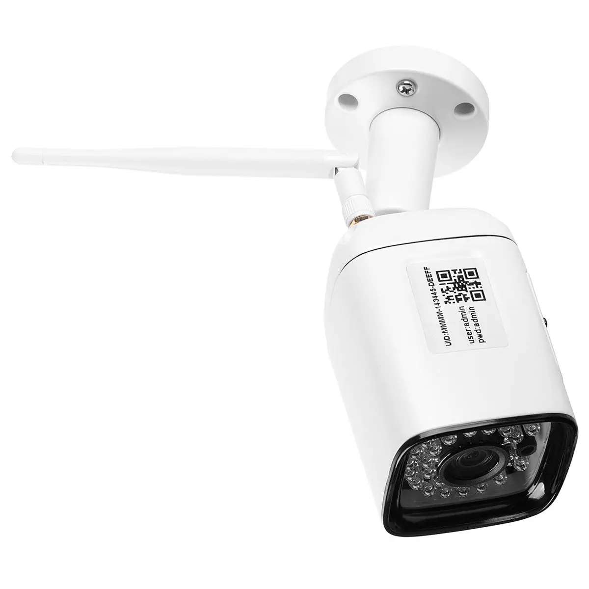 

Wireless WIFI IP Camera 100W pixel 720P Onvif Outdoor Security Waterproof IR Night Vision Voice call support 128GTF card EU Pl