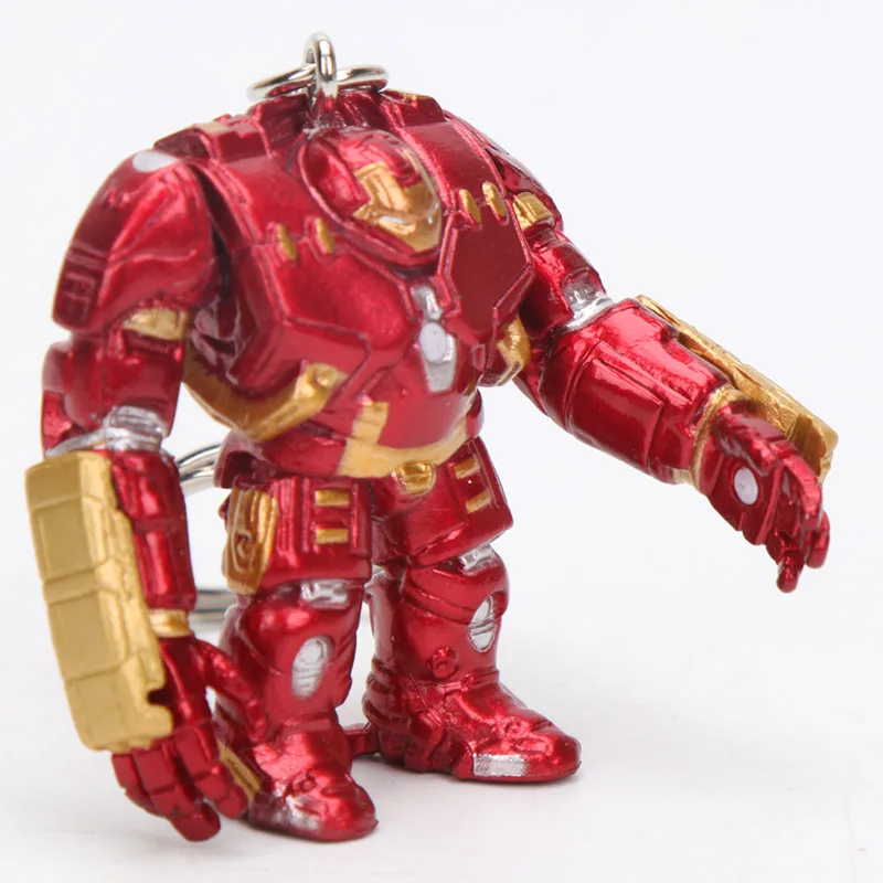 Новые игрушки Marvel 4 см Мстители 3 фигурка Бесконечная война Железный человек металлический брелок Халк Бастер фигурка керринг модель куклы игрушка