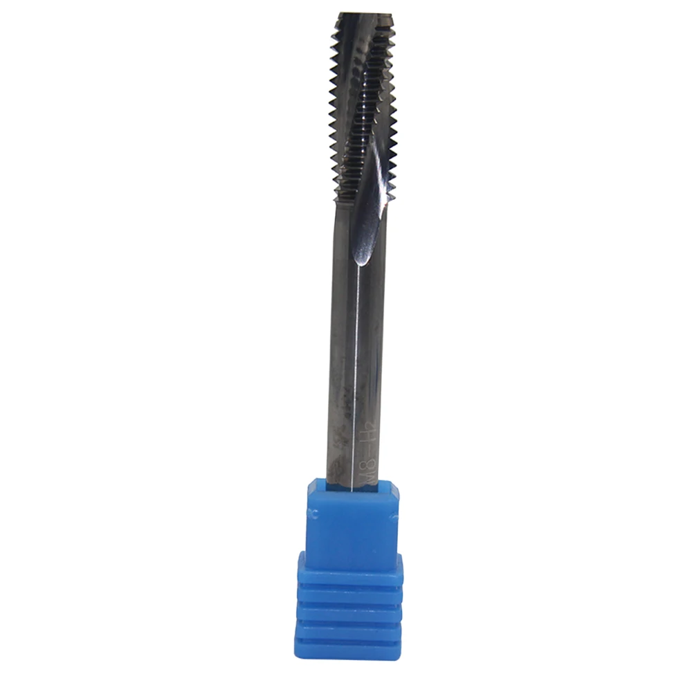 

1PC M5 M6 M8 M10 Metric Tungsten steel spiral tap Screw Thread Spiral Hand Plug Tap Spiral groove machine tap