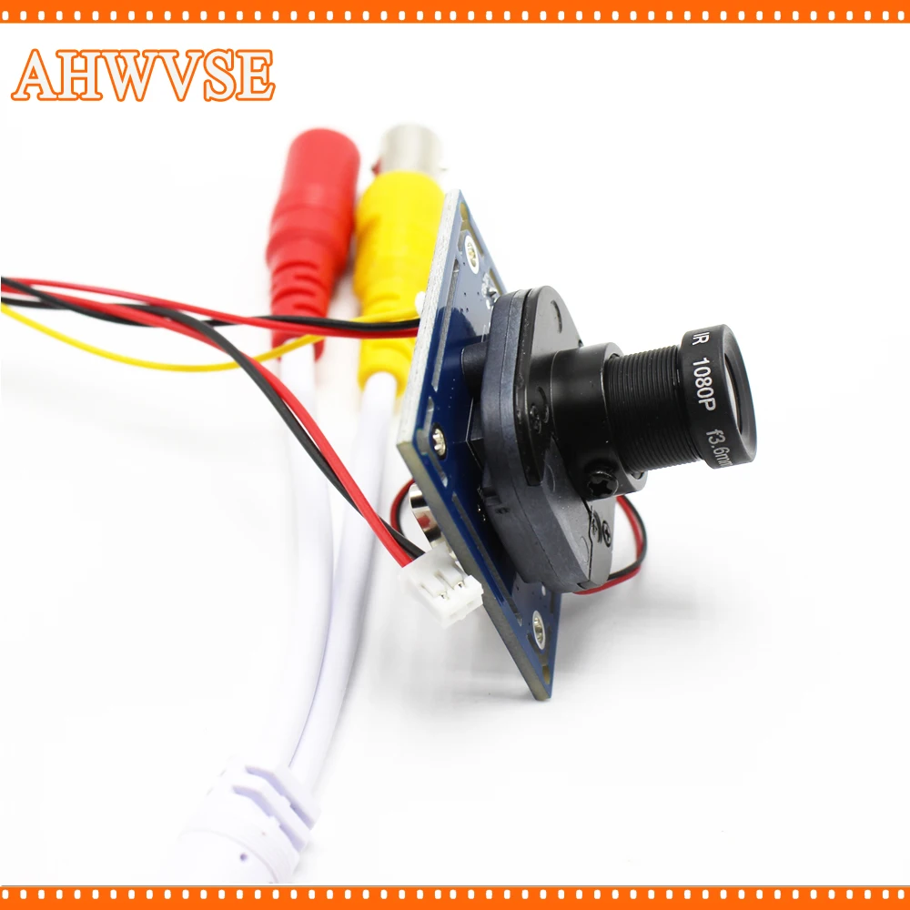 

AHWVSE Long Viewing Distance HD 1200TVL 25mm lens CCTV Camera module board with IR-CUT and BNC cable