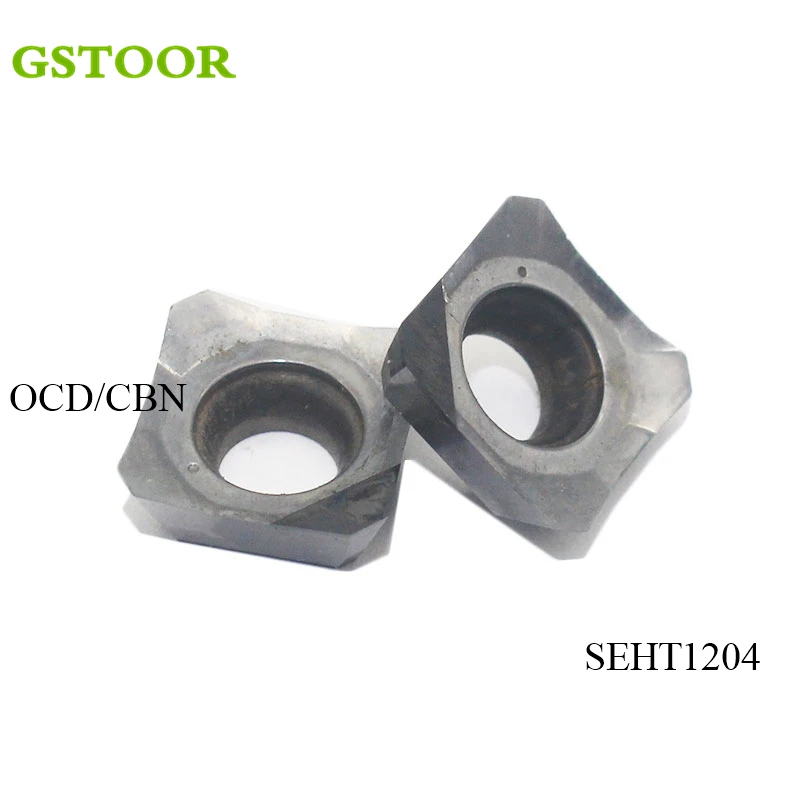 

2PCS SEHT1204 CBN PCD Milling cutter blade CNC lathe turning tool high quality machining tools