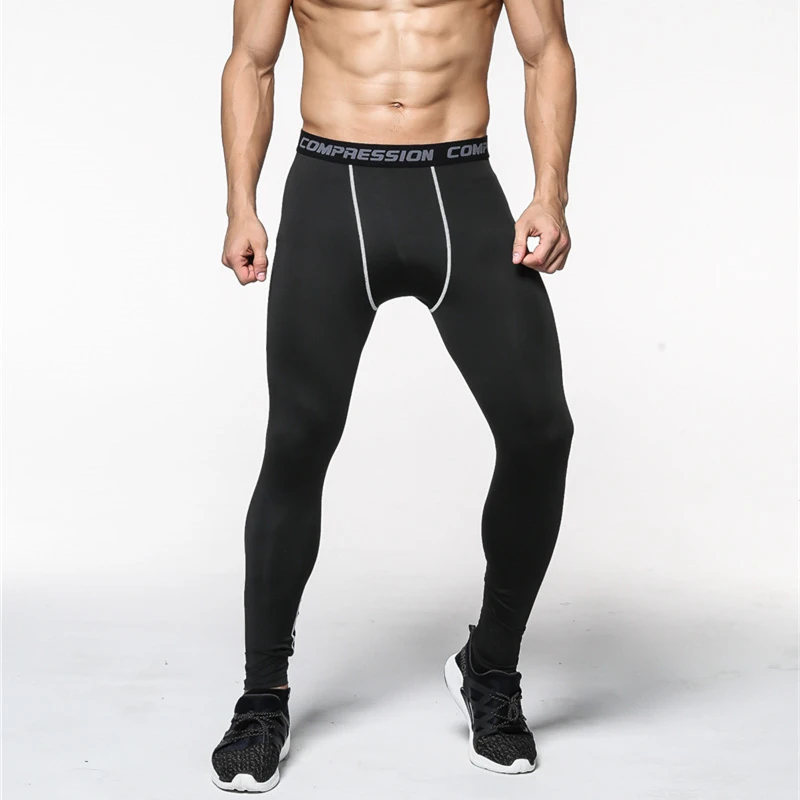 Quick Dry New Compression Pants Sports Running Tights Men Jogging Leggings Fitness Gym Clothing Stretch Sportswear Trousers