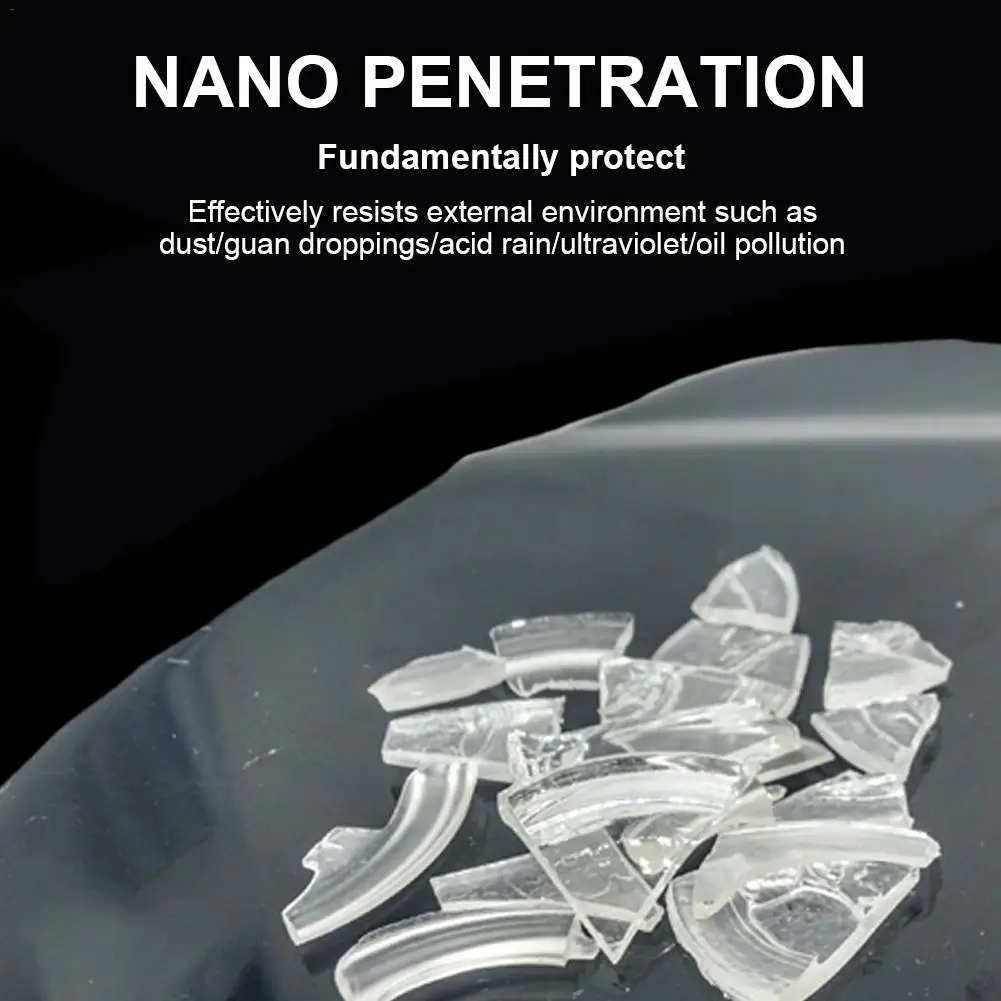 Автомобильная нано-покрытая кристаллическим покрытием Автомобильная керамическая нано-покрытая кристальная автомобильная краска супер гидрофобное стекло