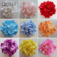 5 шт./лот искусственные цветы Гортензия Цветок голова DIY свадебный фон реквизит стрельба Моделирование декоративные поддельные цветок головной убор