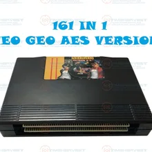 Новое поступление аркадная кассета 161 в 1 NEO GEO AES мультиигры картридж NeoGeo 161 в 1 AES версия для семьи AES игровая консоль