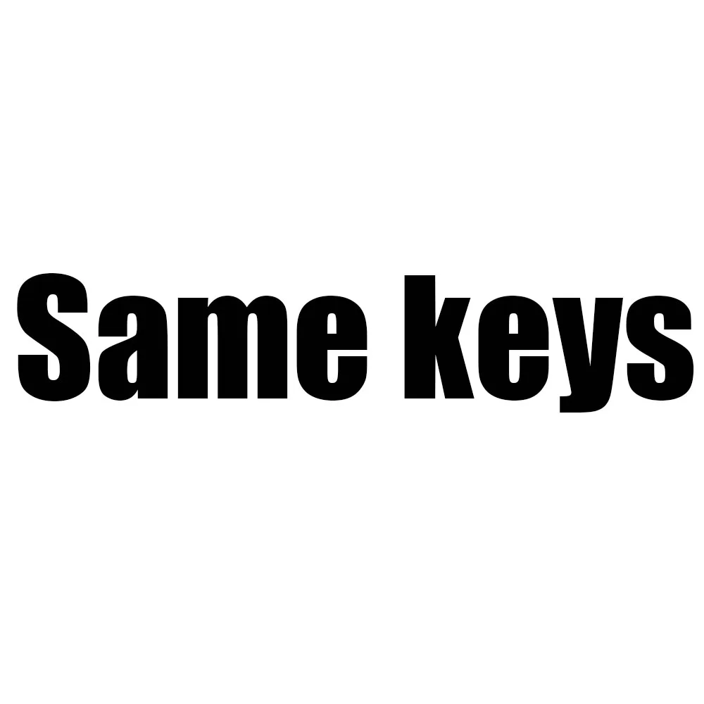 

The same key custom lock core customization fee (additional customization fee) is charged according to the actual situation