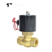 1-дюймовыечистые этикетки пробки DN25 высокое Температура латунь паровой электромагнитный клапан 2 позиция 2 Way N/C 24VDC 220VAC PTFE пилот поршня US-25