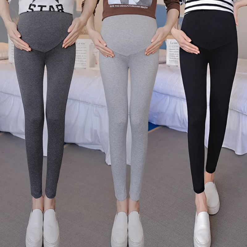 

2018 new spring autumn maternity pants Korean casual cotton pregnant women trousers pregnant stomach lift pants pregnant pants