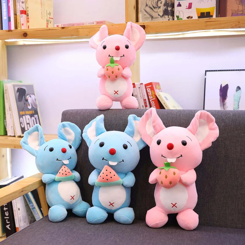 

New Style Cute Fruit Mouse Doll Plush Toys Stuffed Animal Mouse Soft Plush Doll Toy Creative Children Toys Gift