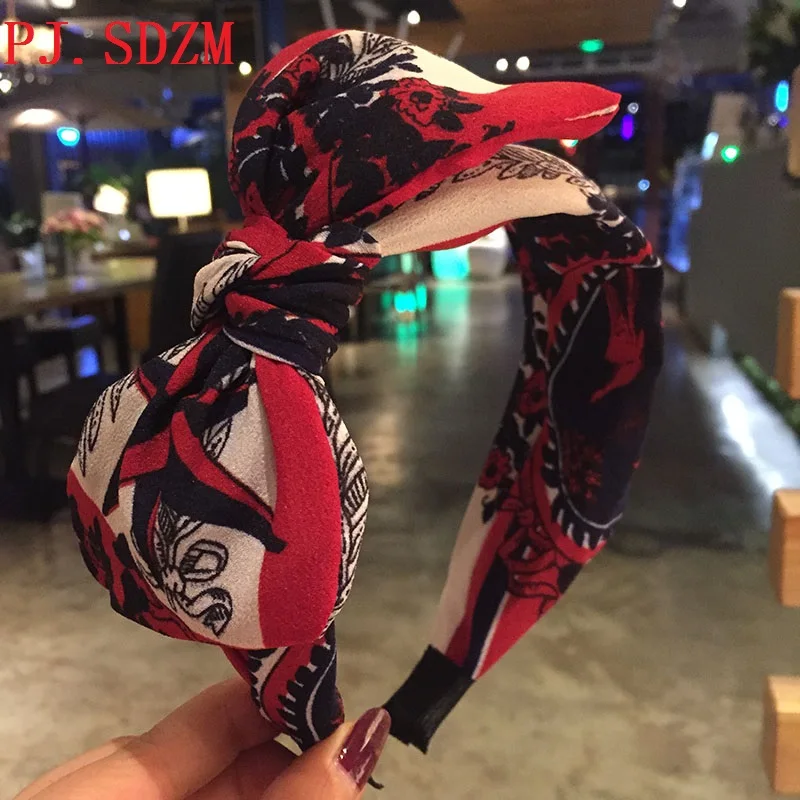  Bowknot Women Sweet All Match Hairband Brief Fashion Korea Hair Accessories Female Trend Girl Headw