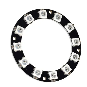

RGB LED Ring 12 Bits LEDs WS2812 5050 RGB LED Ring Lamp Light with Integrated Drivers
